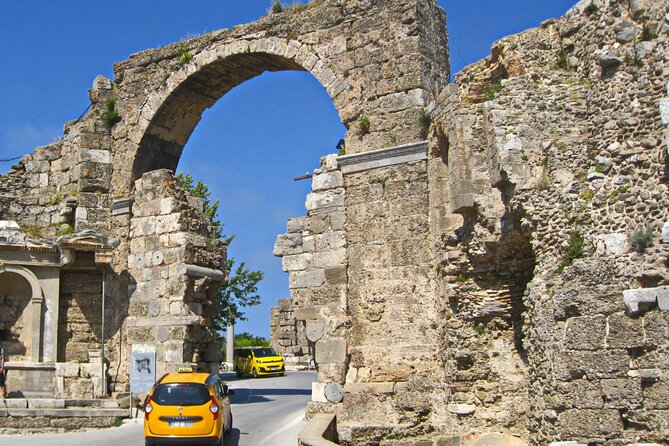 Antalya Tour To Perge Aspendos And Side With Manavgat Waterfall - Side old town: lunch first, then sea views and marble columns