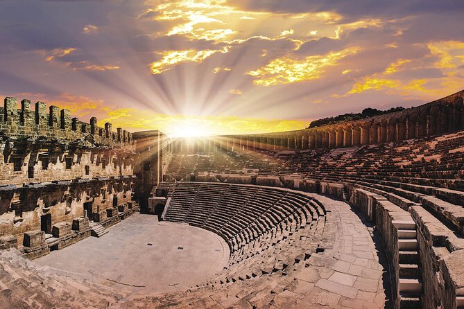 Antalya Tour To Perge Aspendos And Side With Manavgat Waterfall - Entering Perge Ancient City, where the city layout is the show