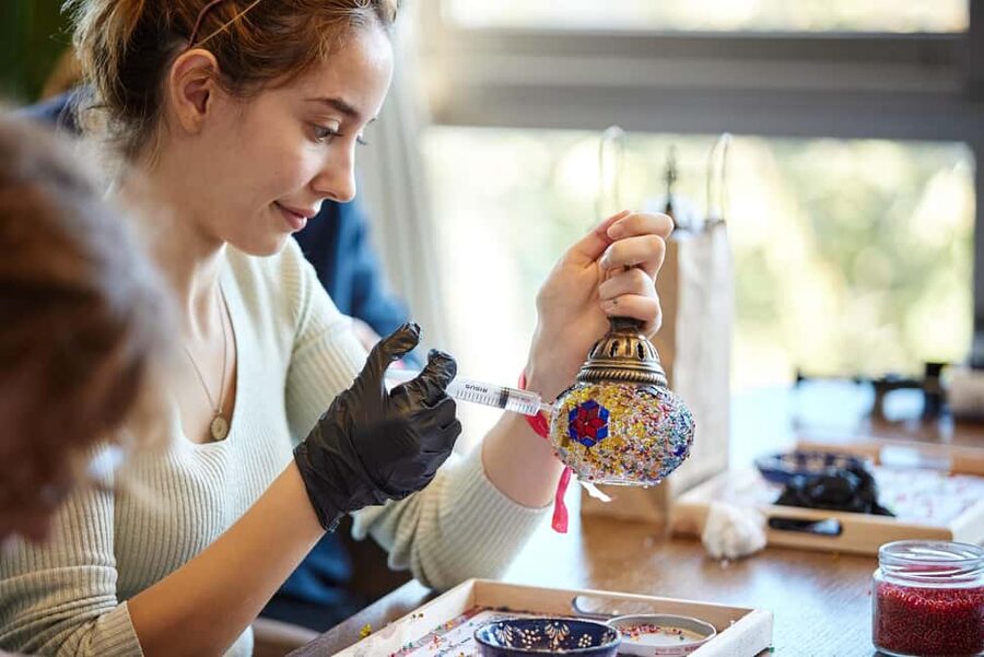Antalya: Traditional Mosaic Lamp Workshop - A Glowing Break - A 2-hour mosaic lamp workshop near MarkAntalya