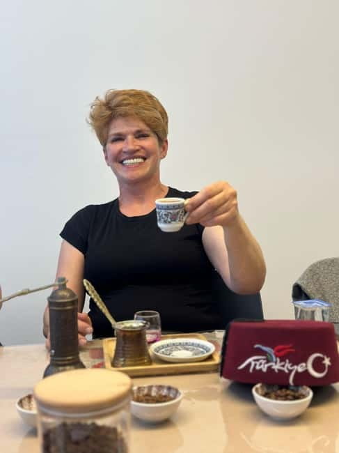 Antalya:Turkish Coffee Workshop + Fortune Telling + Gift Set - The workshop flow in 30 to 60 minutes