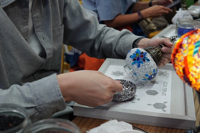 Antalya: Turkish Mosaic Lamp Workshop in Old Town – All Included - What You Make: An Ottoman-Inspired Mosaic Lamp From Scratch