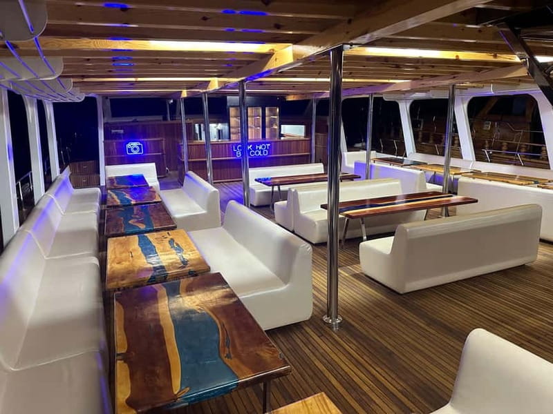 Belek/Antalya/Kemer: Suluada Sunset Boat Tour with Dinner - First Stop: Sunset Views and Quick Water Time at the First Bay