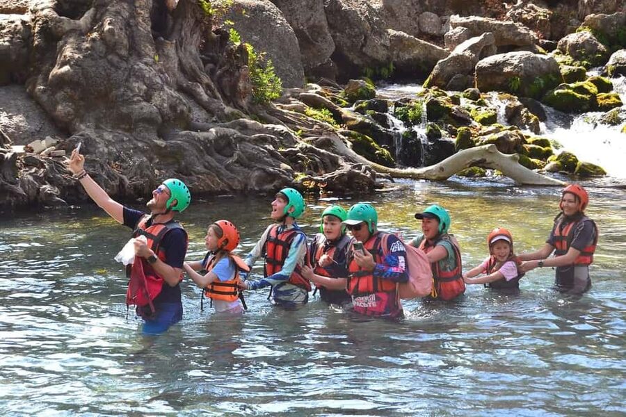 Canyoning & Rafting 2-in-1 Combo Tour with Lunch - Canyoning in Köprülü Canyon: pools, slides, and narrow passages