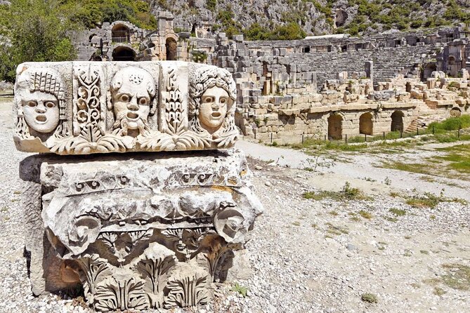 Explore Lycian Rock Tombs, St. Nicholas Church & the Sunken City - Stop 1: Myra Rock Tombs, the Lycian Burial Art You Can Actually See