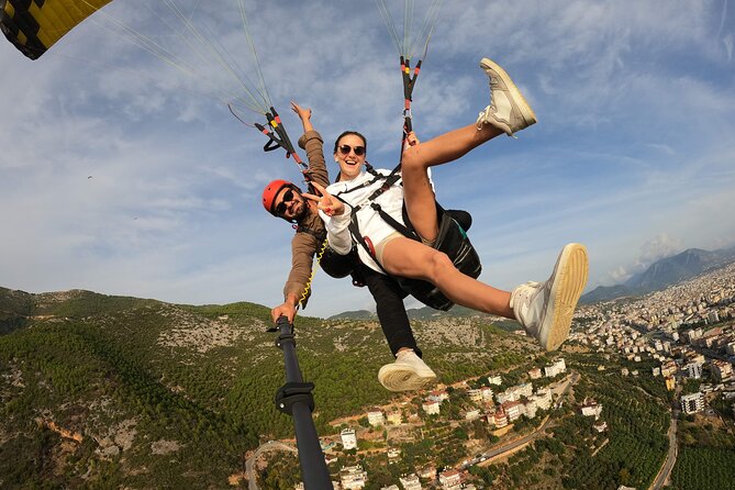 From Antalya Alanya Tandem Paragliding With Beach Visit - Tandem Setup in Alanya, Pickup From Antalya to Takeoff
