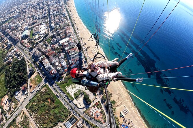From Antalya Alanya Tandem Paragliding With Beach Visit - Seeing Cleopatra’s Bay From Above, What You’ll Notice in the Air