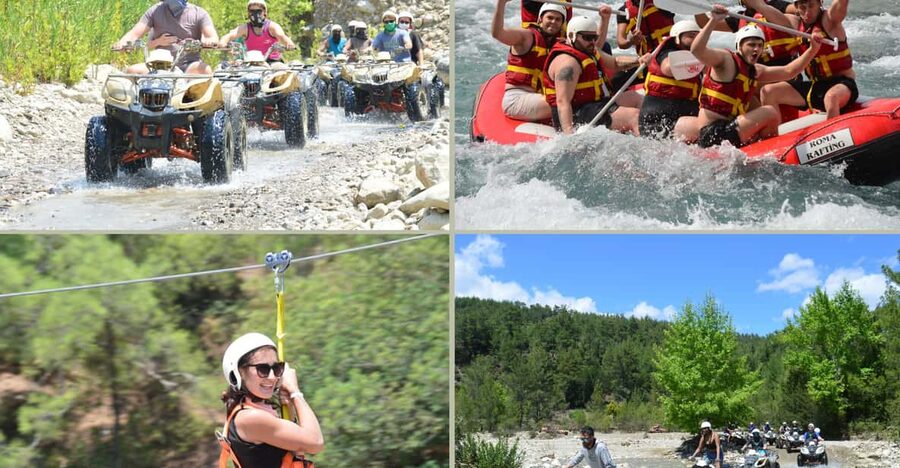 From Antalya, Belek, Side : River Rafting, Zipline, Atv Tour - Rafting the Köprüçay River: the ice-cold reality