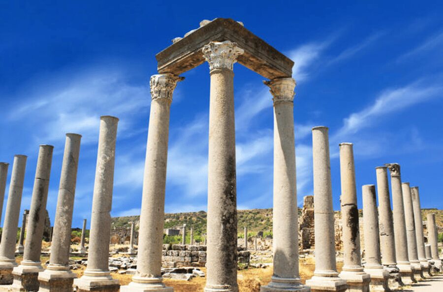 From Antalya: Day Tour of Ancient Roman Sites - Perge: the 15 km of Pamphylia capital ruins you can actually enjoy
