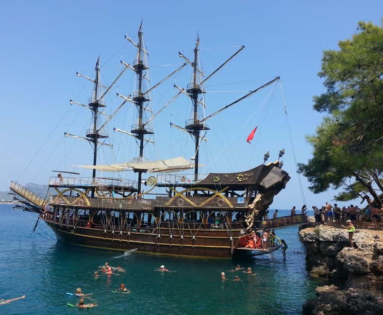 From Antalya: Kemer Pirate Boat Tour with Foam Party & Swim - Kemer To Phaselis: The Big Win Is A Boat Day With Real Stops