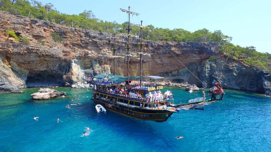 From Antalya: Kemer Pirate Boat Tour with Foam Party & Swim - Hotel Pickup And The Marina Timing You Need To Get Right