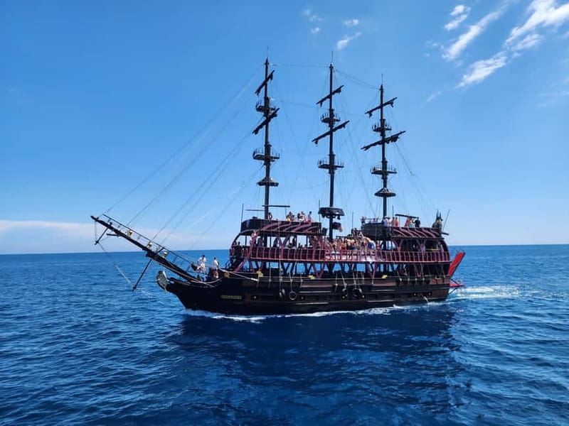 From Antalya: Kemer Pirate Party Boat Trip w/Lunch & Pickup - Key things to know before you go