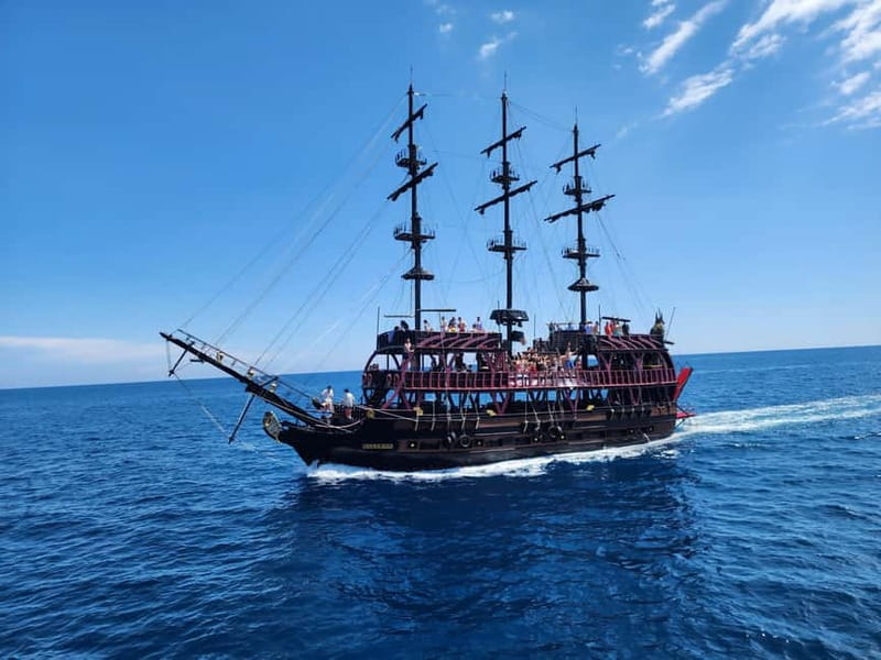 From Antalya: Kemer Pirate Party Boat Trip w/Lunch & Pickup - Pirate Party on the Mediterranean, Kemer Starts It All