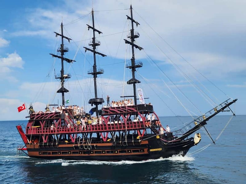 From Antalya: Kemer Pirate Party Boat Trip w/Lunch & Pickup - Bring the Right Gear, Skip What Is Not Allowed