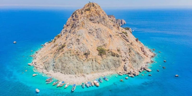 From Antalya/Kemer: Suluada Island Boat Trip with Sunset - From Antalya, Belek, or Kemer to Adrasan Harbor: The Drive Is Part of the Show