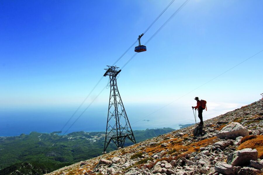 From Antalya or Kemer: Olympos Cable Car Ticket - The cable car ride itself: what it feels like up toward 2,365 m