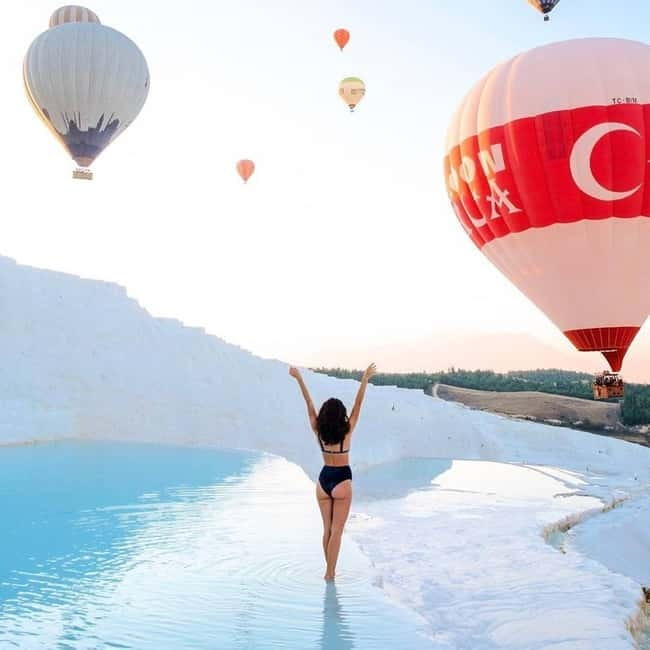 From Antalya: Pamukkale Hot Air Balloon Flight with Lunch - Shopping Stop and the Wooden-Box Reality Check