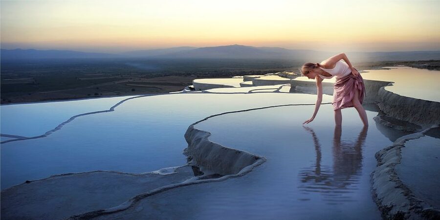From Antalya: Private Day Tour to Pamukkale and Hierapolis - Hierapolis ruins: Roman amphitheater, marble baths, necropolis