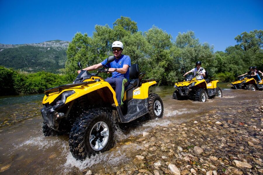 From Antalya - Side - Kemer: Quad Safari Tour - Automatic Quads and the Water Crossing Moment