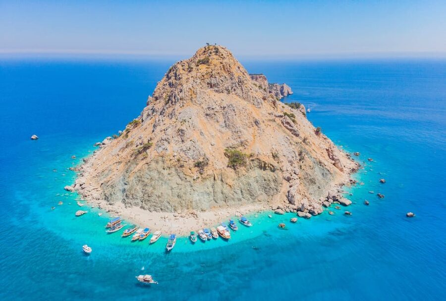 From Antalya: Suluada Island Boat Trip with Lunch - First stop at Suluada: why this island is a swim magnet