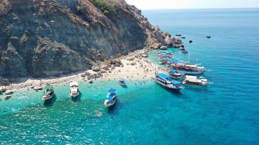 From Antalya: Suluada Island Boat Trip with Lunch - Lunch on board: good food, then manage the seating crush