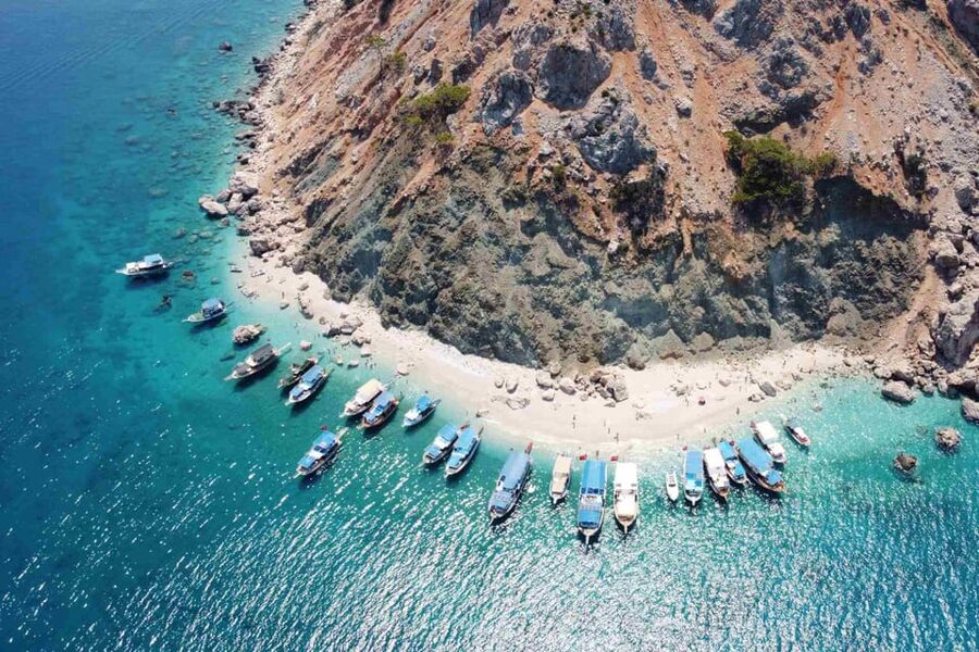 From Antalya: Suluada Island Boat Trip with Lunch - Getting from Antalya to Adrasan Port: expect a 100 km transfer