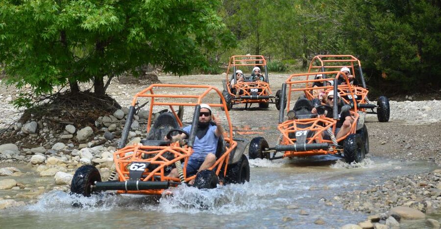From Belek: Fully Combo Zipline, Quad Safari, Rafting, Lunch - Zipline Over the Canyon: Short Ride, Big Adrenaline