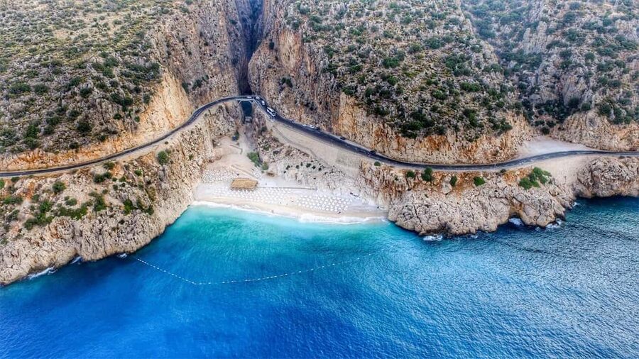 From Kemer: Kas and Kaputas Beach Small Group Day Trip - Kaş free time: narrow marble lanes and an ancient theater stop