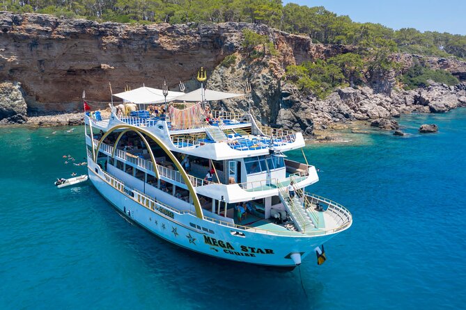 Full-day Boat Tour from Kemer with Lunch and Foam Party - Turkish coast cruise and your first swim stop