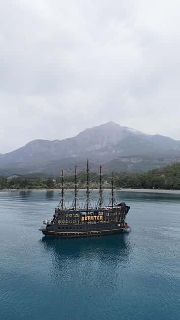 Gonster All-Inclusive Pirate Boat Trip with Transfer - Antalya Pirate Boat Day, with Transfers and Three Bay Swims