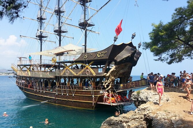 GONSTER : Luxury Pirate Boat Trip Lunch & Soft Drinks & Transfer - Pirate-Boat Luxury in Kemer, Built for a Full Day