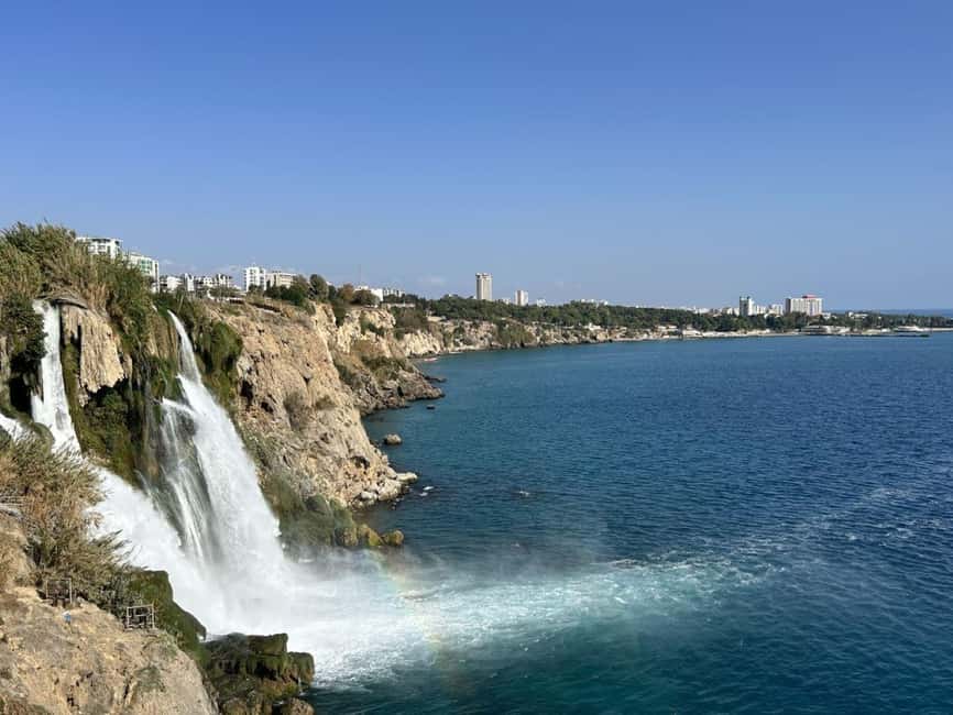 Guided Antalya Old Town Tour & Düden Waterfall with Lunch - Kaleiçi Old Town Walking: Hadrian’s Gate to Yivli Minaret