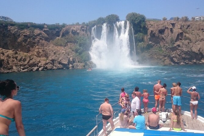 Half-Day Boat Tour to Antalya Waterfalls - Lower Duden Waterfalls: close contact, strong photo potential