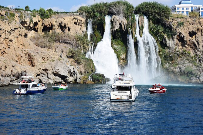 Half-Day Boat Tour to Antalya Waterfalls - Kundu from the water: seeing the hotel strip all at once