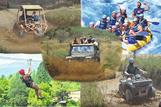 Jeep, Buggy, Rafting and Zipline Tour in Antalya - Key highlights before you go