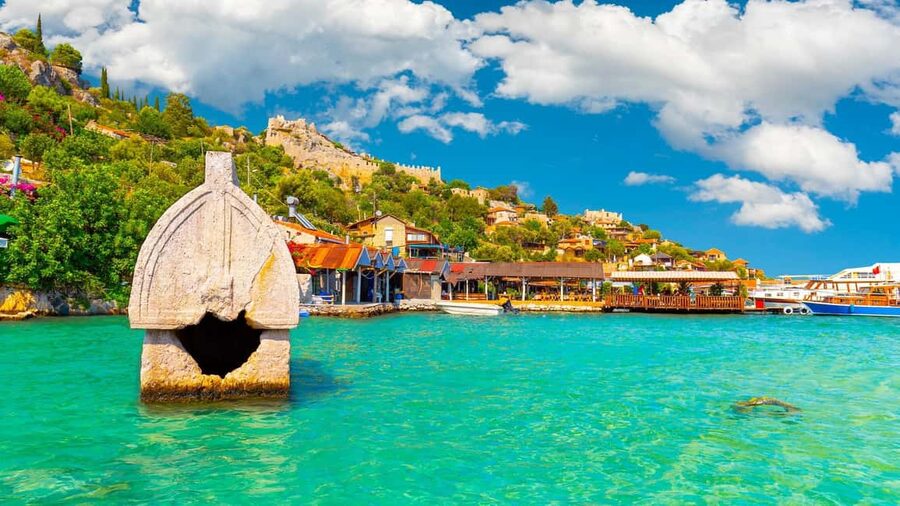 Kekova Sunken City, Glass-Bottom Boat, Demre & Lycian Ruins - The swim off the yacht: bring your gear, but don’t force it