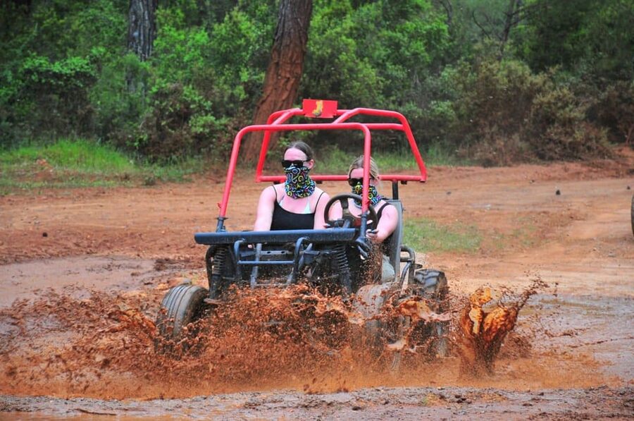Kemer Buggy Safari, pick uf from Kiris, Camyuva, Beldibi.. - The mountain trail drive: dusty, muddy, and wet patches included