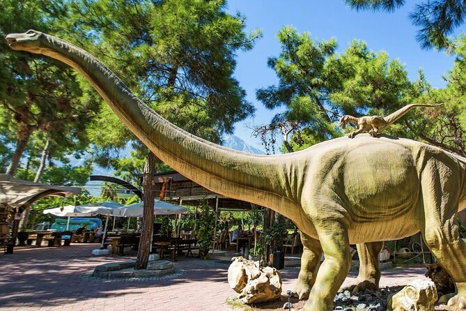 Kemer Dinopark Tour with hotel transfer - Entering Dinopark in Goynuk: animatronics that start the wow-factor