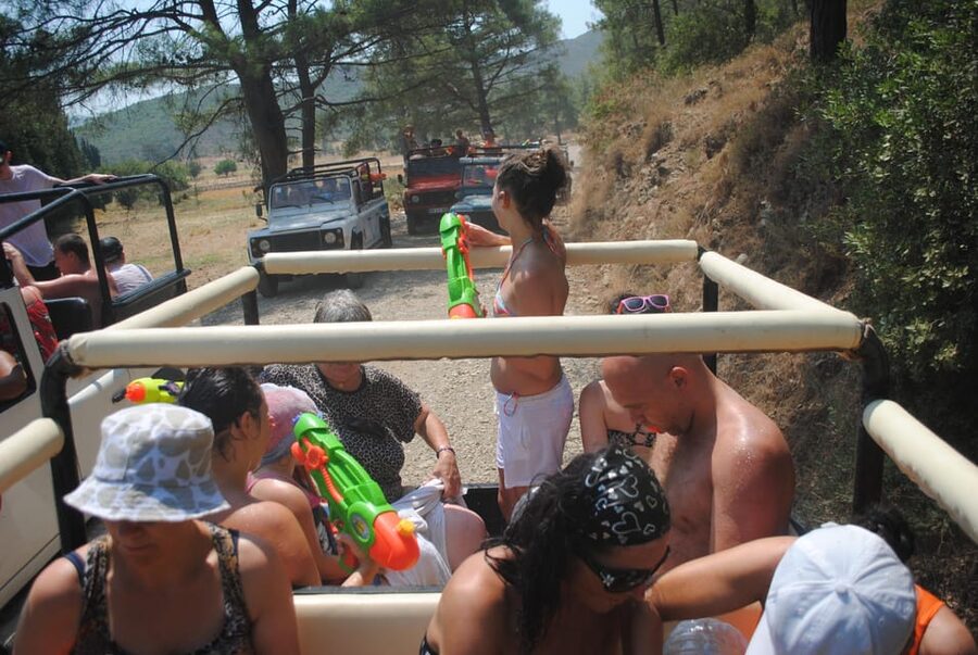 Kemer Jeep Safari, pick up from Beldibi, Kiris, Goynuk - Gedelme Village: Cave Visit, an Ancient Tree, and Byzantine Castle Ruins