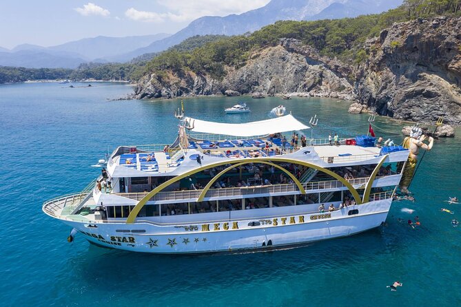 Kemer Mega Star Boat Trip with Lunch Round Transfer - Key highlights you’ll feel right away