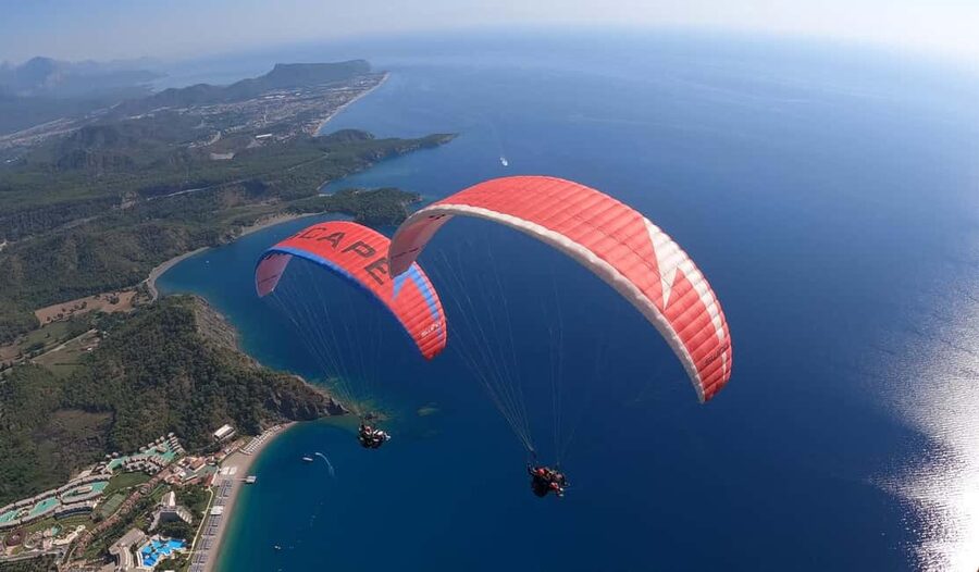 Kemer: Paragliding with Hotel Transfer & Cable Car - At the summit: briefing, equipment, and the calm before takeoff