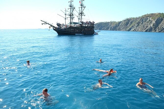 Kemer Pirate Boat Trip With Lunch & Free Hotel Transfer - A pirate boat day from Kemer, built around swimming breaks