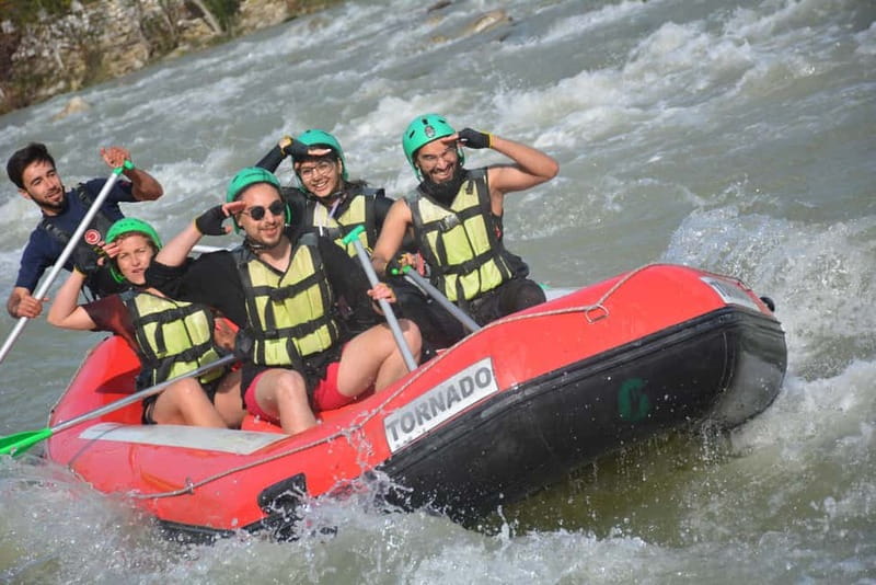 Kemer: Private Rafting, Zipline, Quad or Buggy w/ Lunch - Zipline time after the rapids: short flight, real instruction