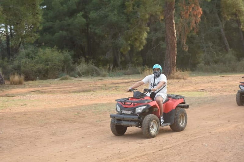 Kemer Quad Safari: Thrilling Off-Road Adventure - Training then dust: the first ride through forests, small streams, and rocky paths