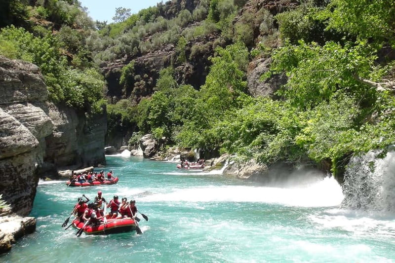 Koprulu Canyon Rafting and Canyoning incl. Lunch w/Transfer - Canyoning in a warm gorge: water slides, pools, and careful rock steps