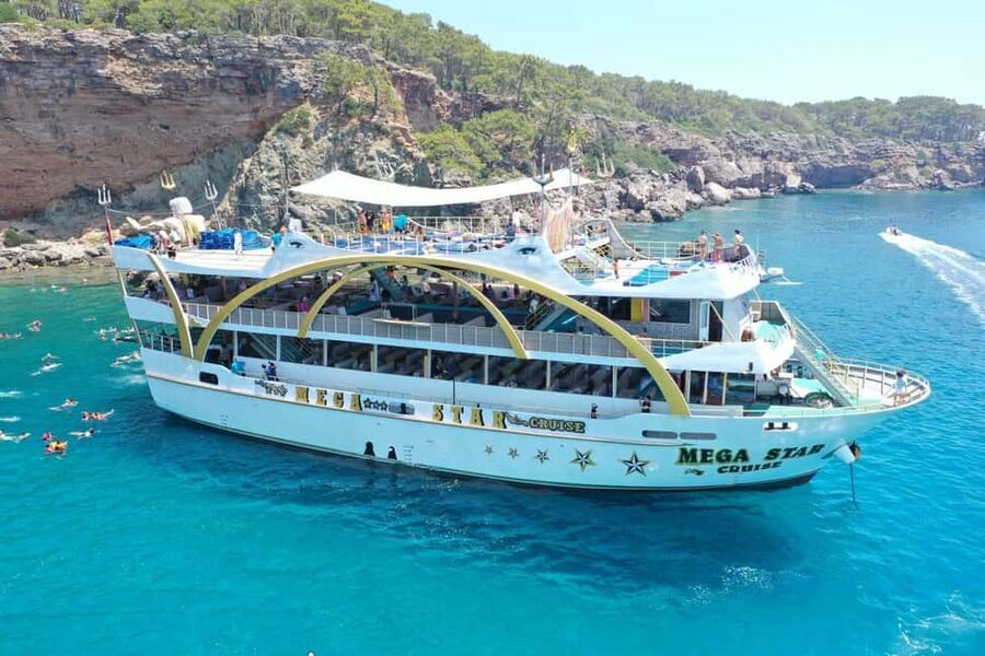 Megastar Boat Tour From Antalya Belek Kemer - The Boat Experience: sun decks, shade, and the DJ-led fun