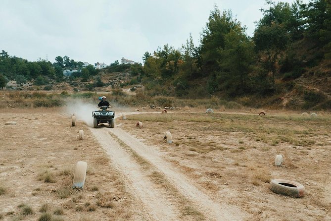 Off-Road Quad Biking Tour in Belek - Tourmania start: the briefing and first minutes on the ATV