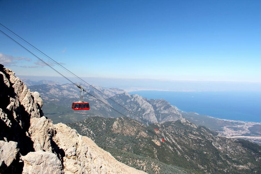 Olympos Teleferik Tahtalı Mountain Cable Car Ticket - What Happens Up Top: Shops, a Restaurant, and Panoramas