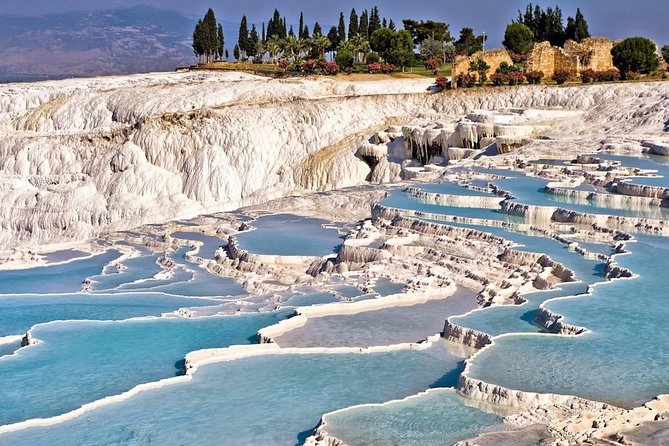 Pamukkale, Cleopatra’s pool, Hieropolis from Antalya with lunch - Hierapolis open-air museum and travertines: Where your time really goes