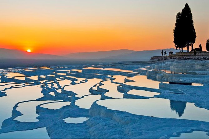 Pamukkale Hierapolis and Cleopatra's Pool Tour with lunch from Antalya - Pamukkale’s travertines: plan for bare feet, slipperiness, and photos