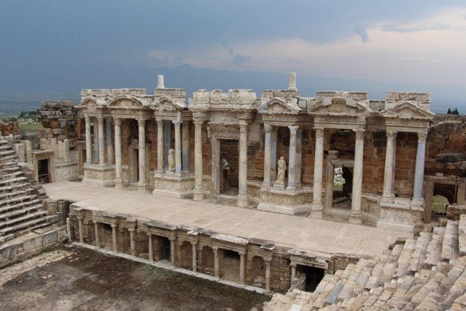Pamukkale Hierapolis and Cleopatra's Pool Tour with lunch from Antalya - The theatre climb, and a smart option if legs are tired